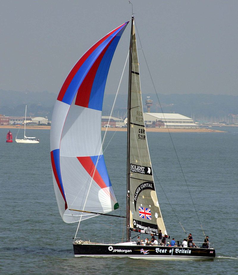 rc sailboat spinnaker