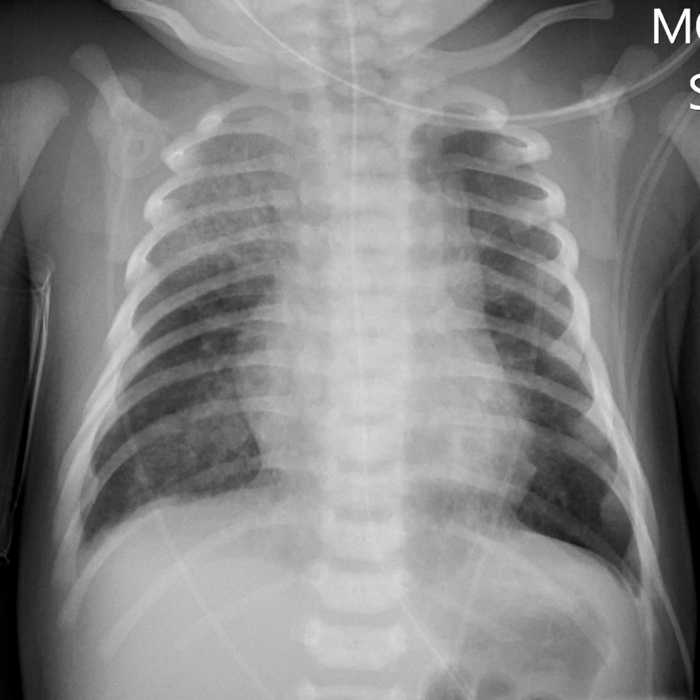 Meconium Aspiration Chest X Ray 