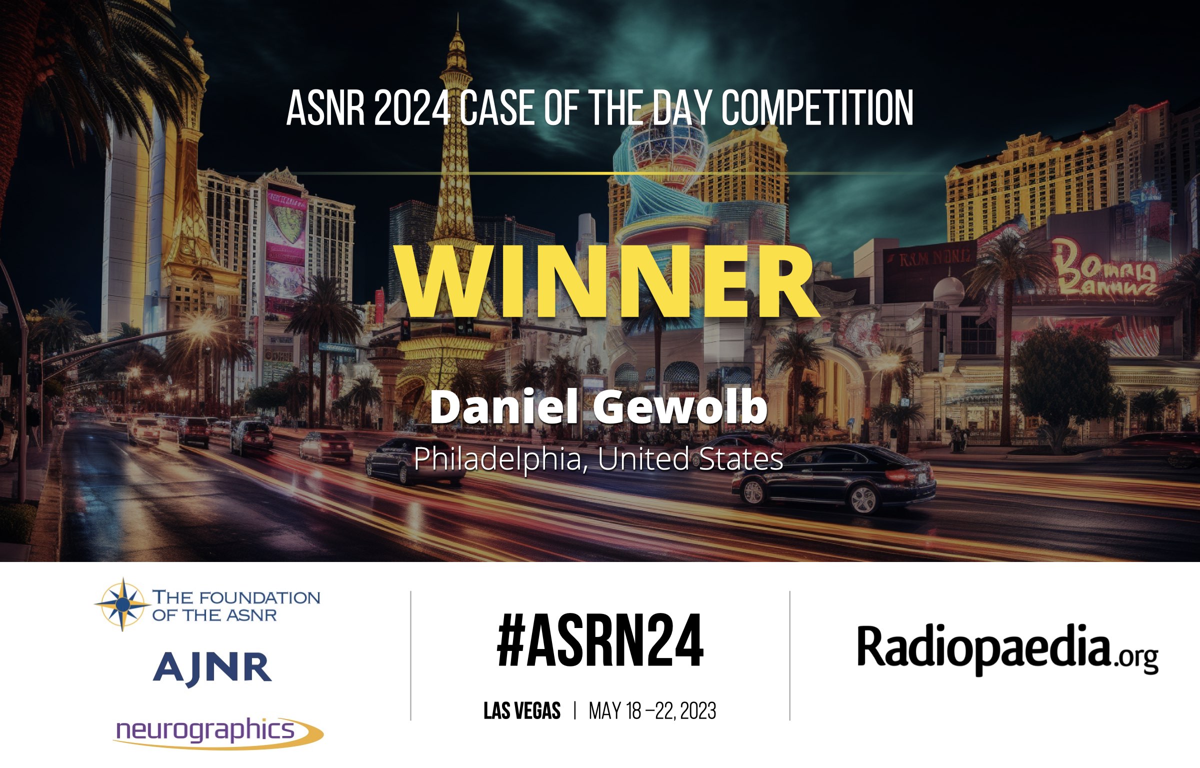 Radiology Quiz 145361 Playlist 'ASNR 2024 Case of the Day competition' by